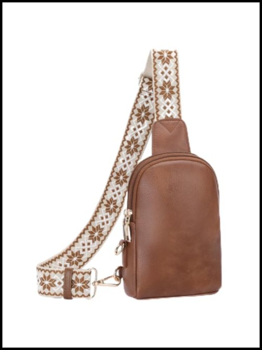 Vegan Leather Crossbody Phone Purse RFID Card Slots Adjustable Strap Small